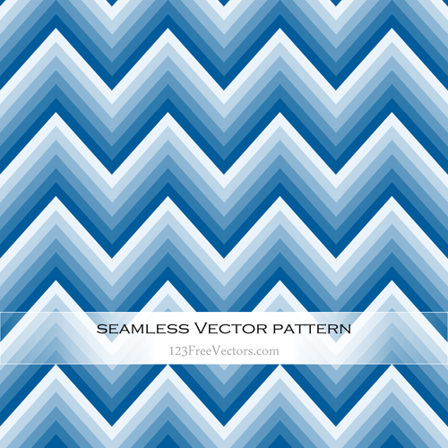 Blå Seamless mönster