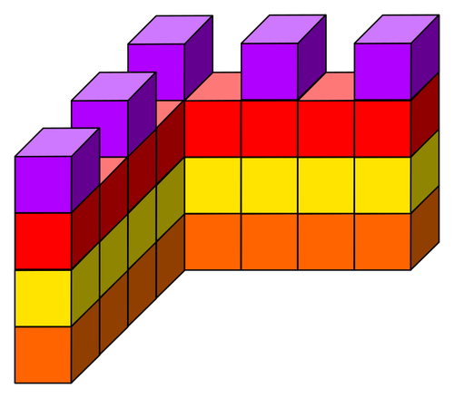 Cube tower