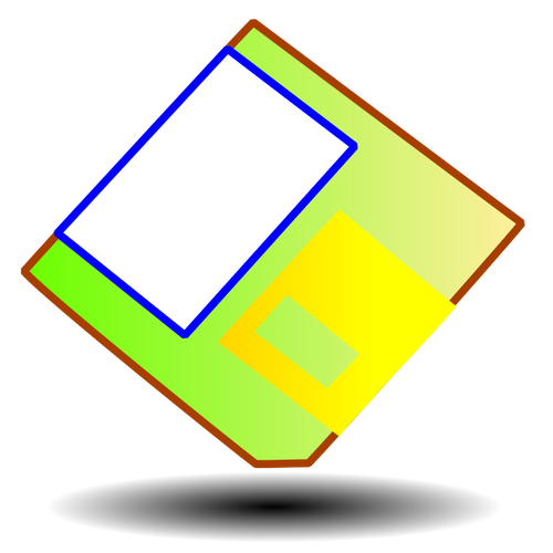 Multi colorido gráficos vetoriais de disquete