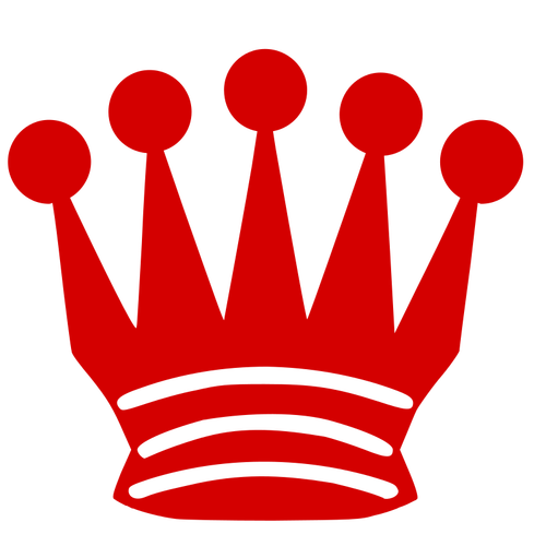 Rød sjakk symbol