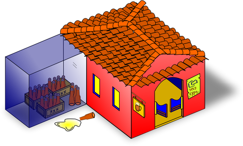 Ilustraţie vectorială de joc Taverna