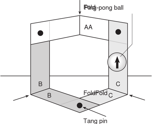 Escher-Treppe-Diagramm-Vektor-Bild