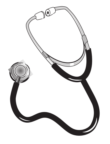 Image clipart vectoriel stéthoscope