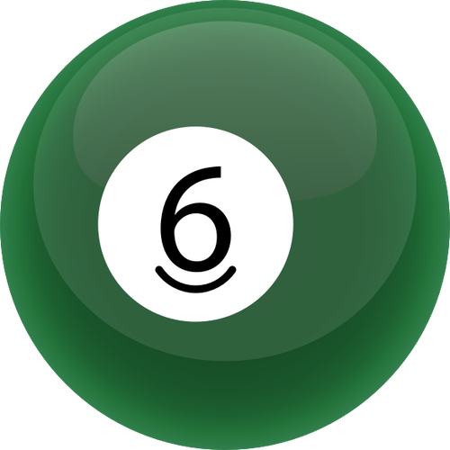 Green snooker ball