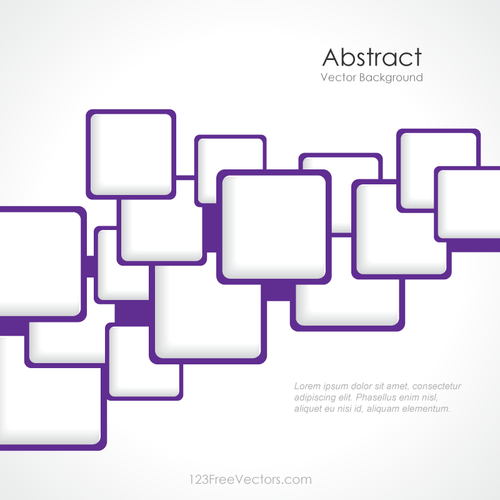 Abstrait moderne avec des carrés