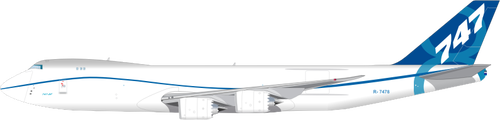 aeroplano del jet 747