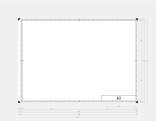 DIN A2 mall vektorgrafik