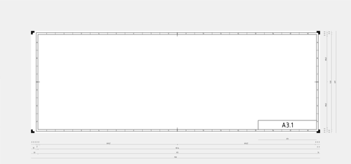 DIN 3.1 pagina sjabloon vector afbeelding