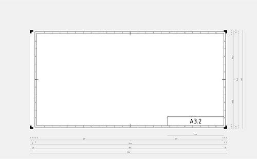 A 3.2 DIN pagina modello vector ClipArt
