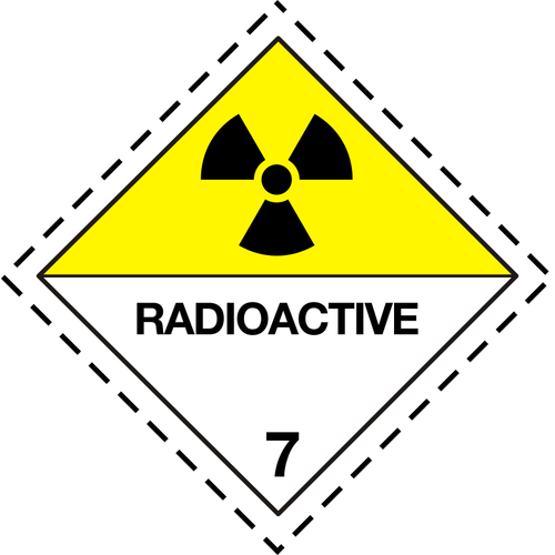 Radioaktiven Piktogramm