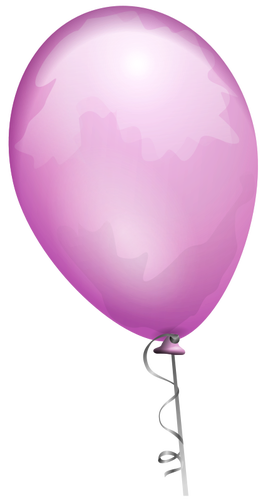 Rosa Ballon-Vektor-Bild