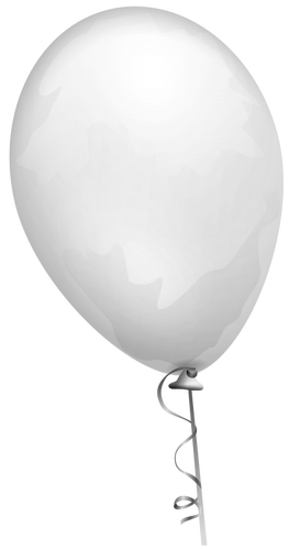 Grauen Ballon-Vektor-illustration