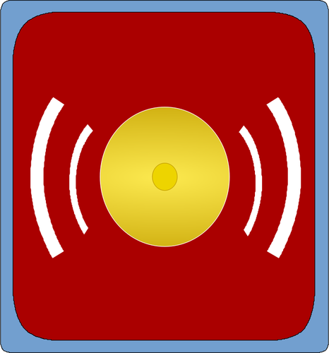 Alarm symbol vector illustration