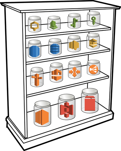 Grafică vectorială de cloud computing servicii raft