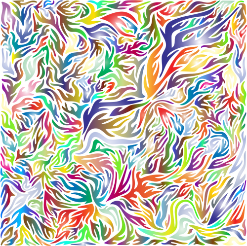 Abstract flames tile