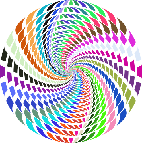 Abstrait coloré vortex