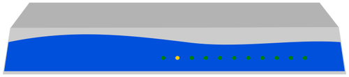 Adtran totala tillgång 924e wifi router vektor illustration