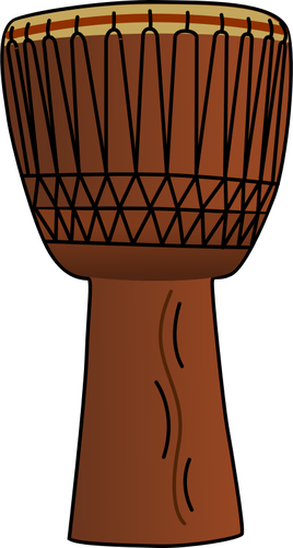 Vector afbeelding van djembe