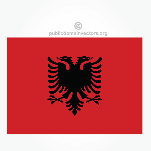 アルバニアのベクトル フラグ