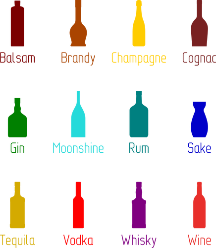 Набор алкогольных напитков