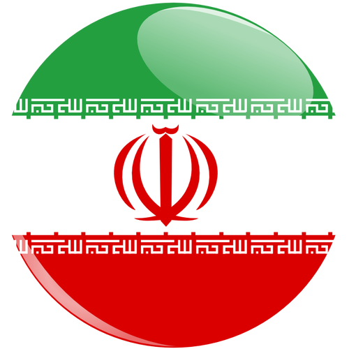 이란 국기 버튼