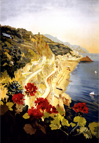 Amalfi van briefkaart