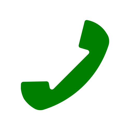 Telefon verde pictograma