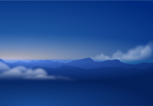 Horizonte azul fondo vector de la imagen