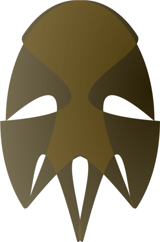 Vector bildet av tribal afrikanske masken