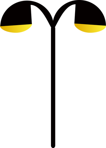 Straat lamp vector illustraties