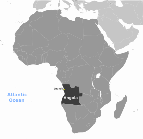 Angola map