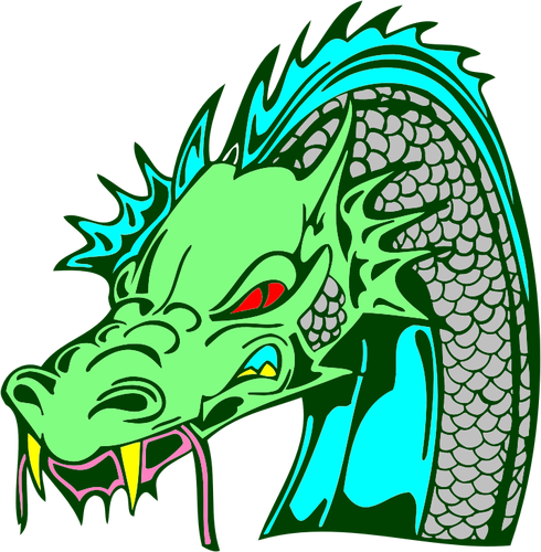 Supărat green dragon