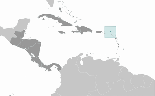 Imagem de etiqueta de localização de Anguilla