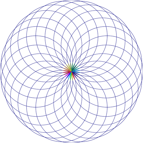 Mandala de animación discreta