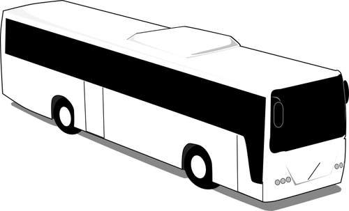 Mustavalkoinen bussi