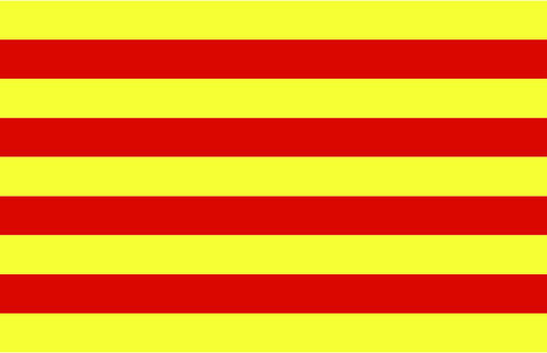 Flagga Catalonia illustration