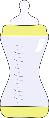 Grafika wektorowa z butelki dla niemowląt