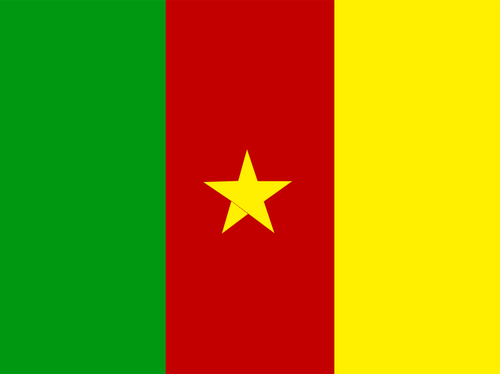 Bendera Kamerun vektor gambar