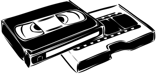 Vector de la imagen vídeo cassette