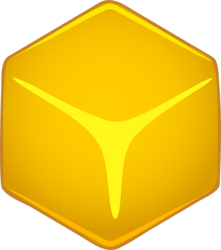 Vector image of cube