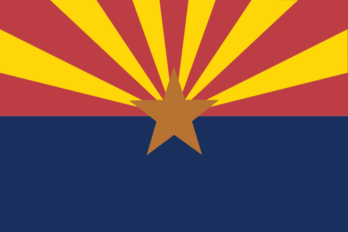 Vector bandera de Arizona