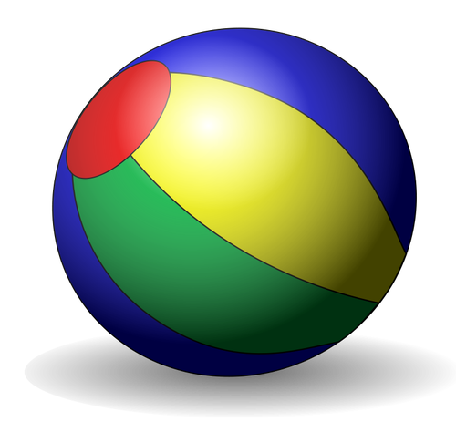 Badboll vektor ClipArt