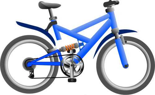 Векторная иллюстрация велосипеда