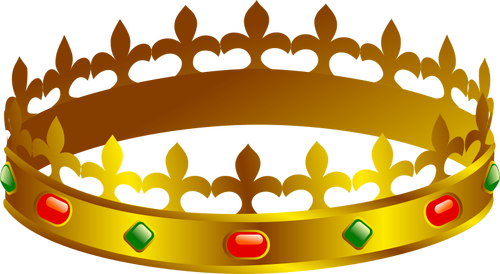 Královská koruna vektorový obrázek