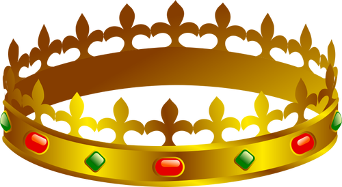 Royal crown vector image