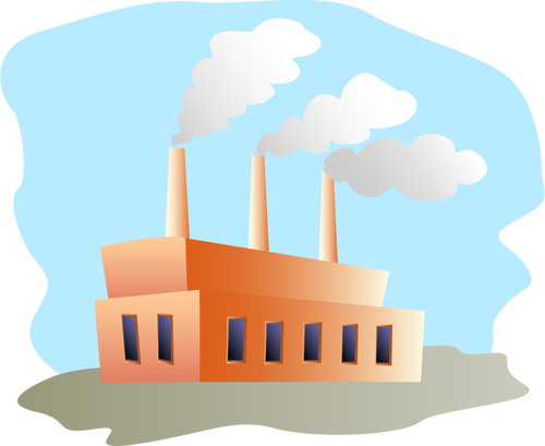 Illustrazione vettoriale di fabbrica