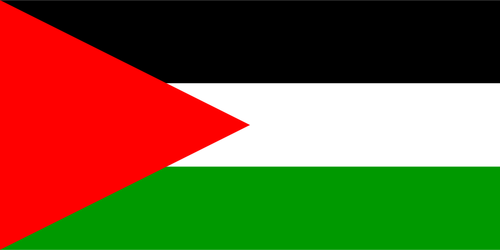 パレスチナの旗ベクトル クリップ アート
