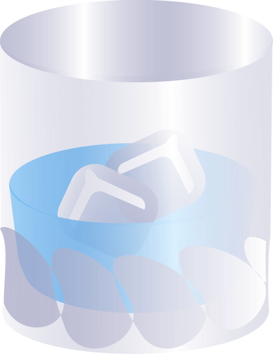 Ilustración vectorial de un vaso