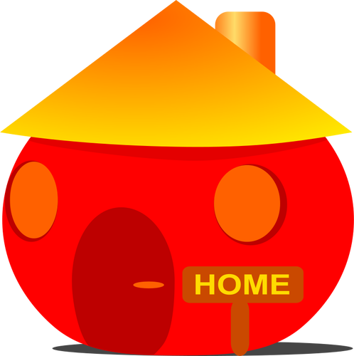 Home Icon vector clip art