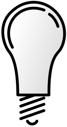 वेक्टर छवि बंद Lightbulb